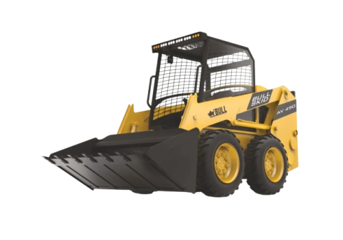 BULL Skid Steer–AV490 Backhoe Loader with 0-50 HP Range & Has Backhoe Loader Type